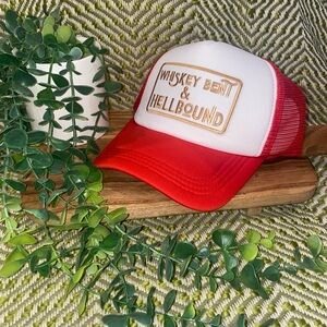 Red and White Trucker Hat